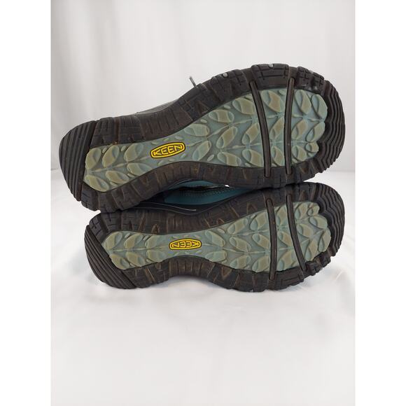 Keen Utility Detroit Low Soft Toe Hiking Shoes ASTM F 2892-11 Womens 8 Teal Gray - Picture 8 of 8
